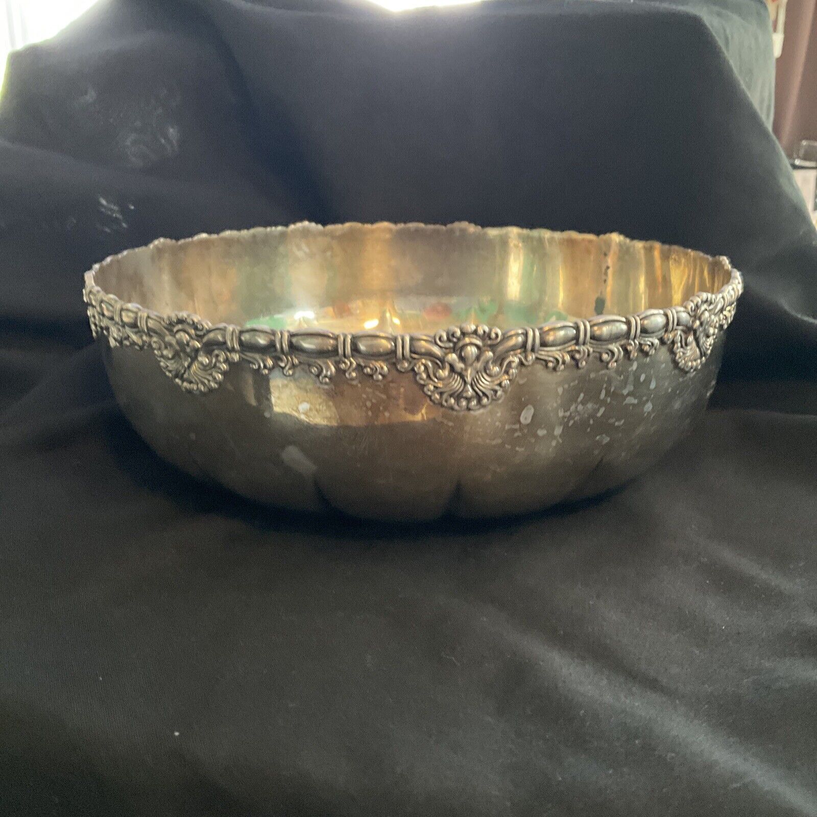 Antique Tiffany Sterling Silver Fruit Bowl