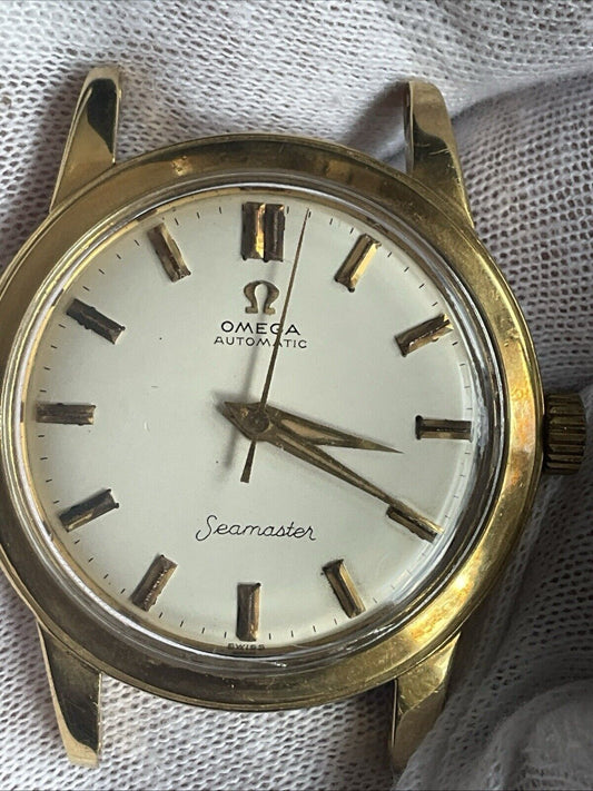 1950s 18k Gold Omega Sea Master