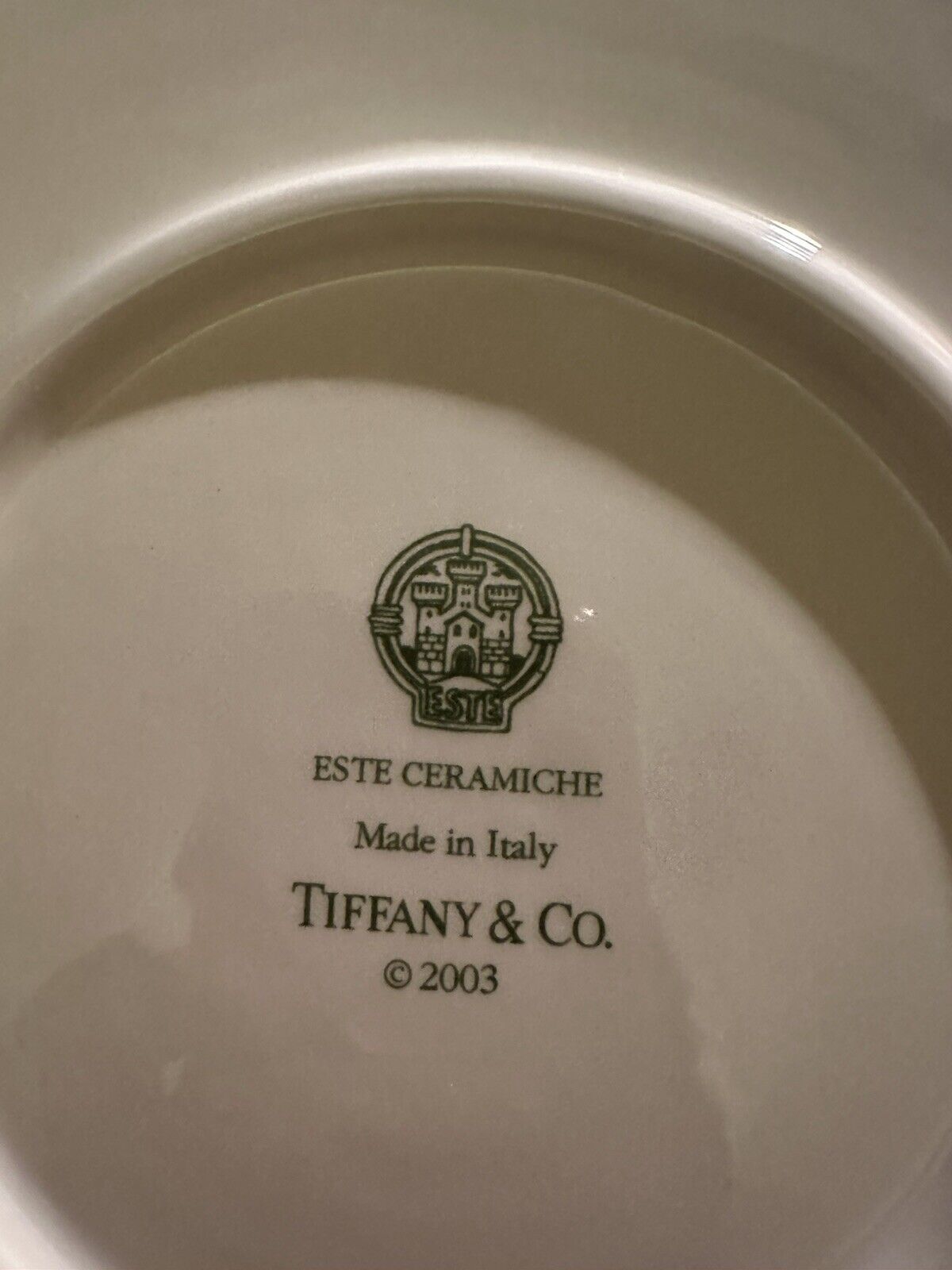 Tiffany & Co Holiday Large Serving Platter Holly Berry 14 Inch Diameter