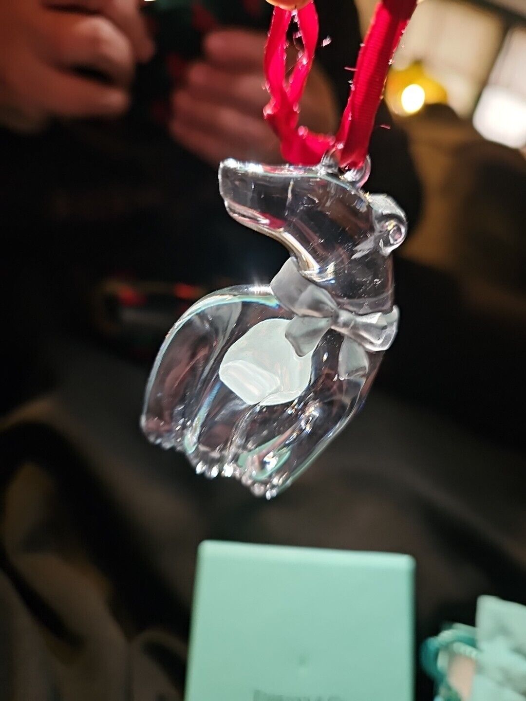 2013 Tiffany Christmas Ornament Polar Bear Extremely Rare