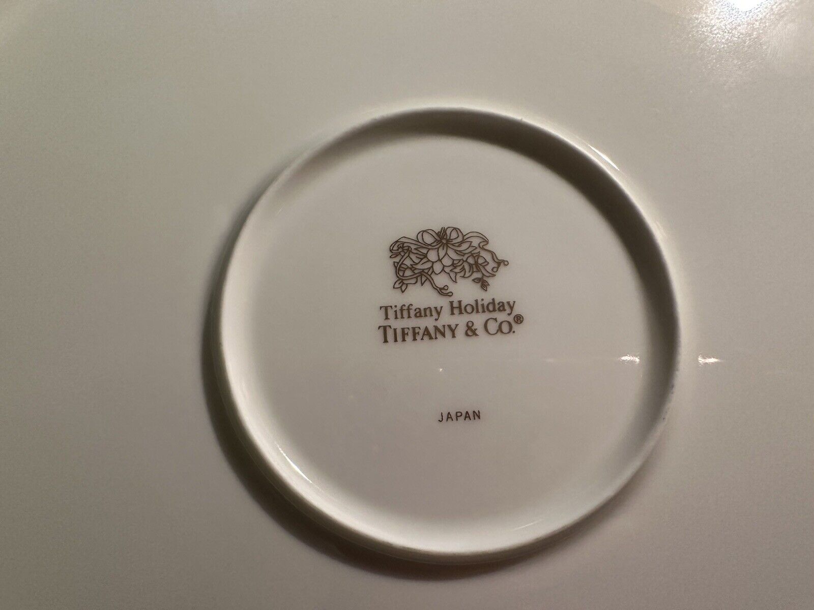 Tiffany & Co Holiday Garland Large Serving Platter 12 Inch Diameter