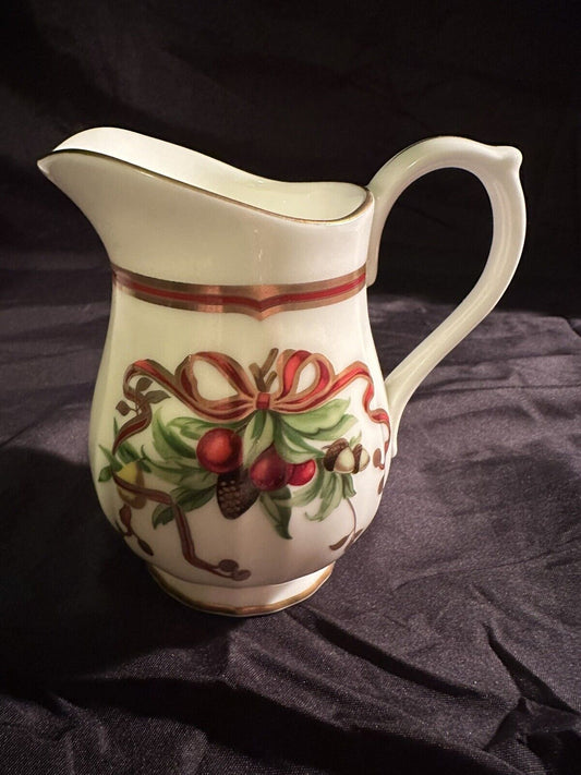 Tiffany & Co Holiday Garland Creamer 4.25” Tall