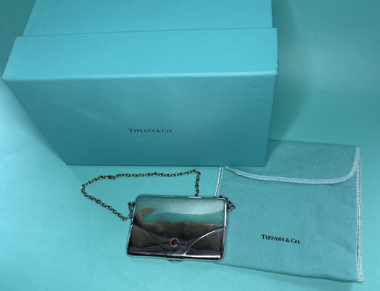 Tiffany & Co Vintage Sterling Silver Card Case Purse