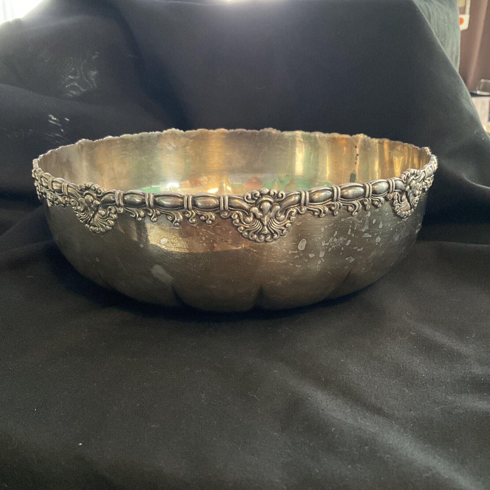 Antique Tiffany Sterling Silver Fruit Bowl