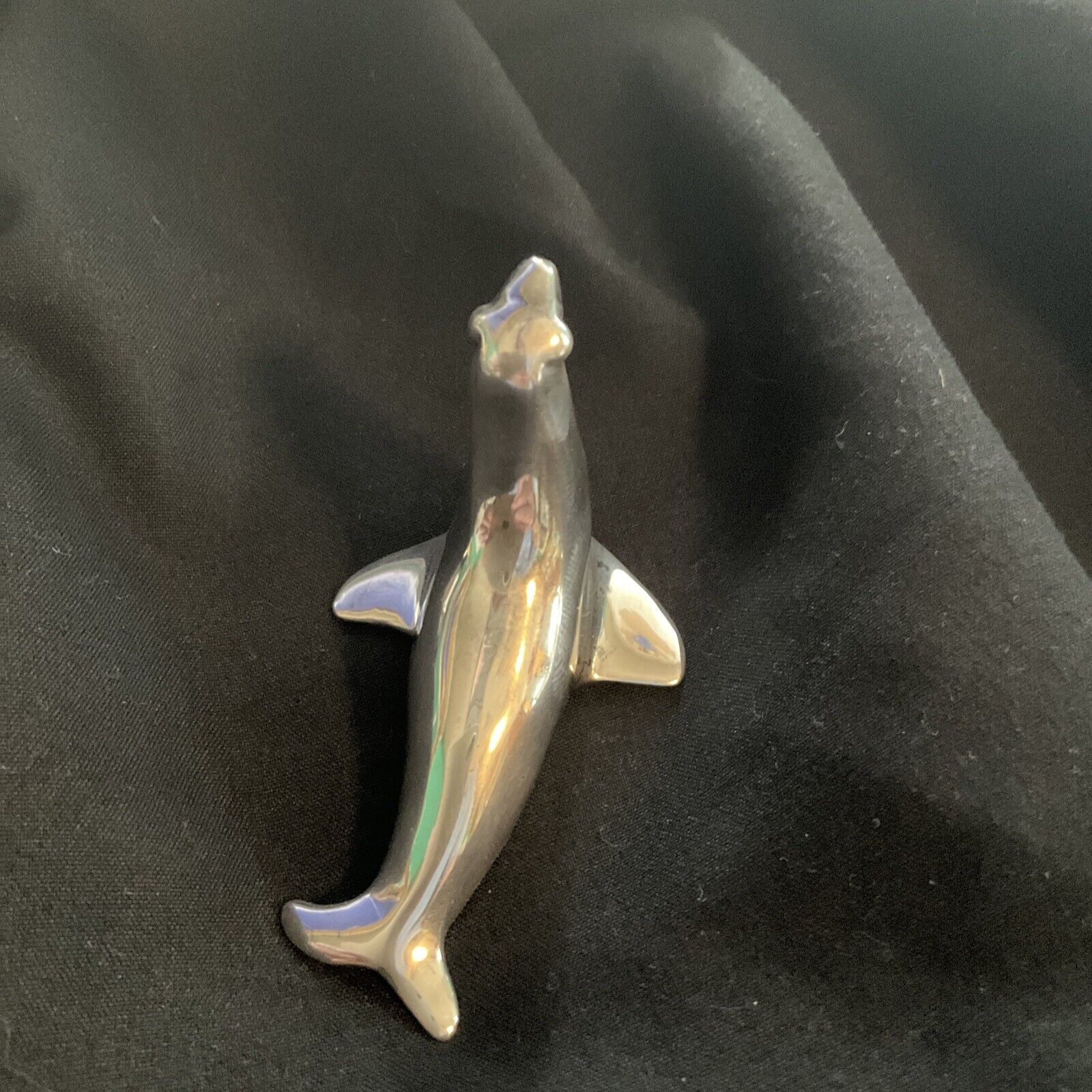 Tiffany Sterling Silver Seal Paperweight Rare