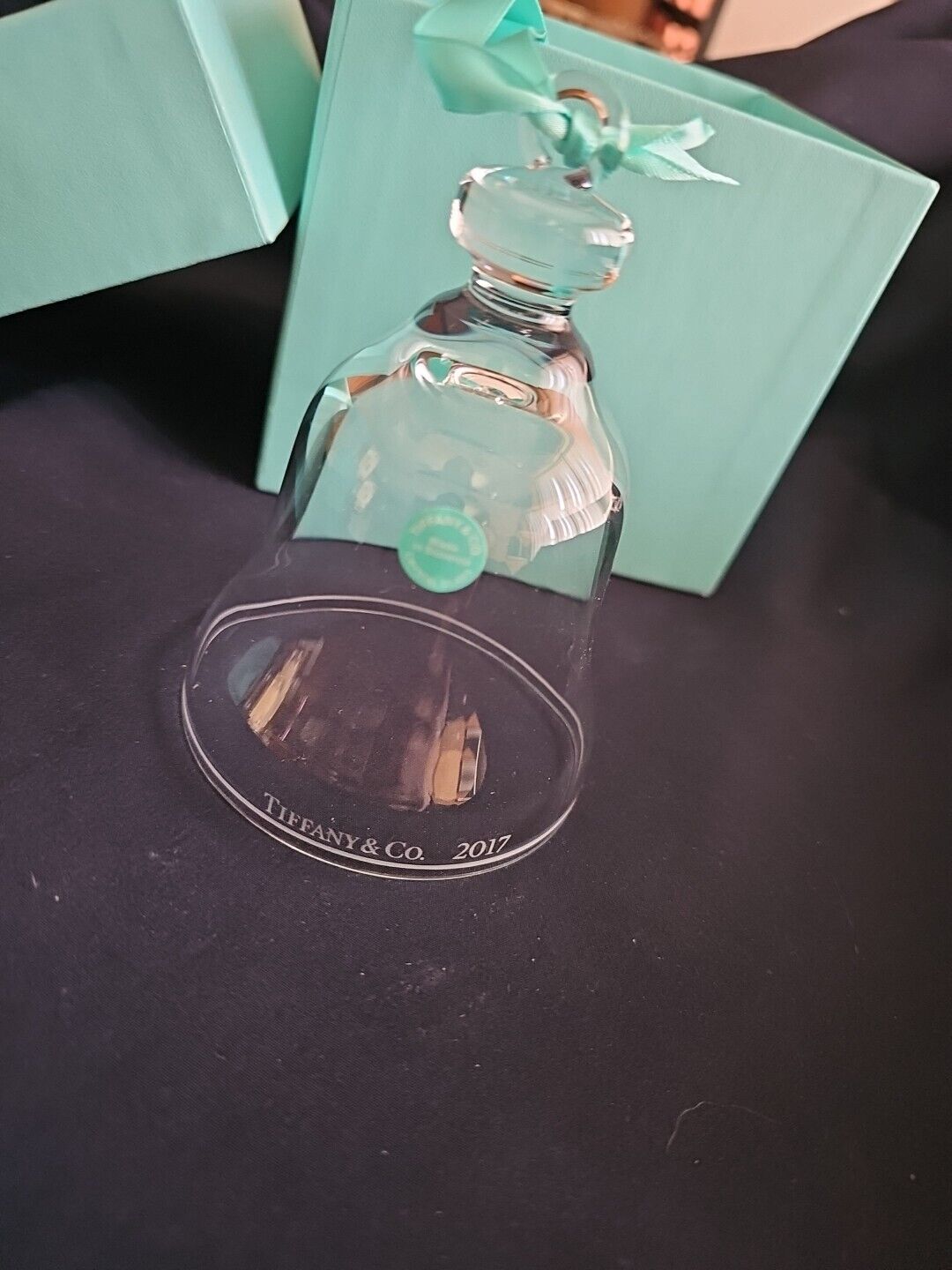 2017 Tiffany Christmas Ornament Bell Never Hung