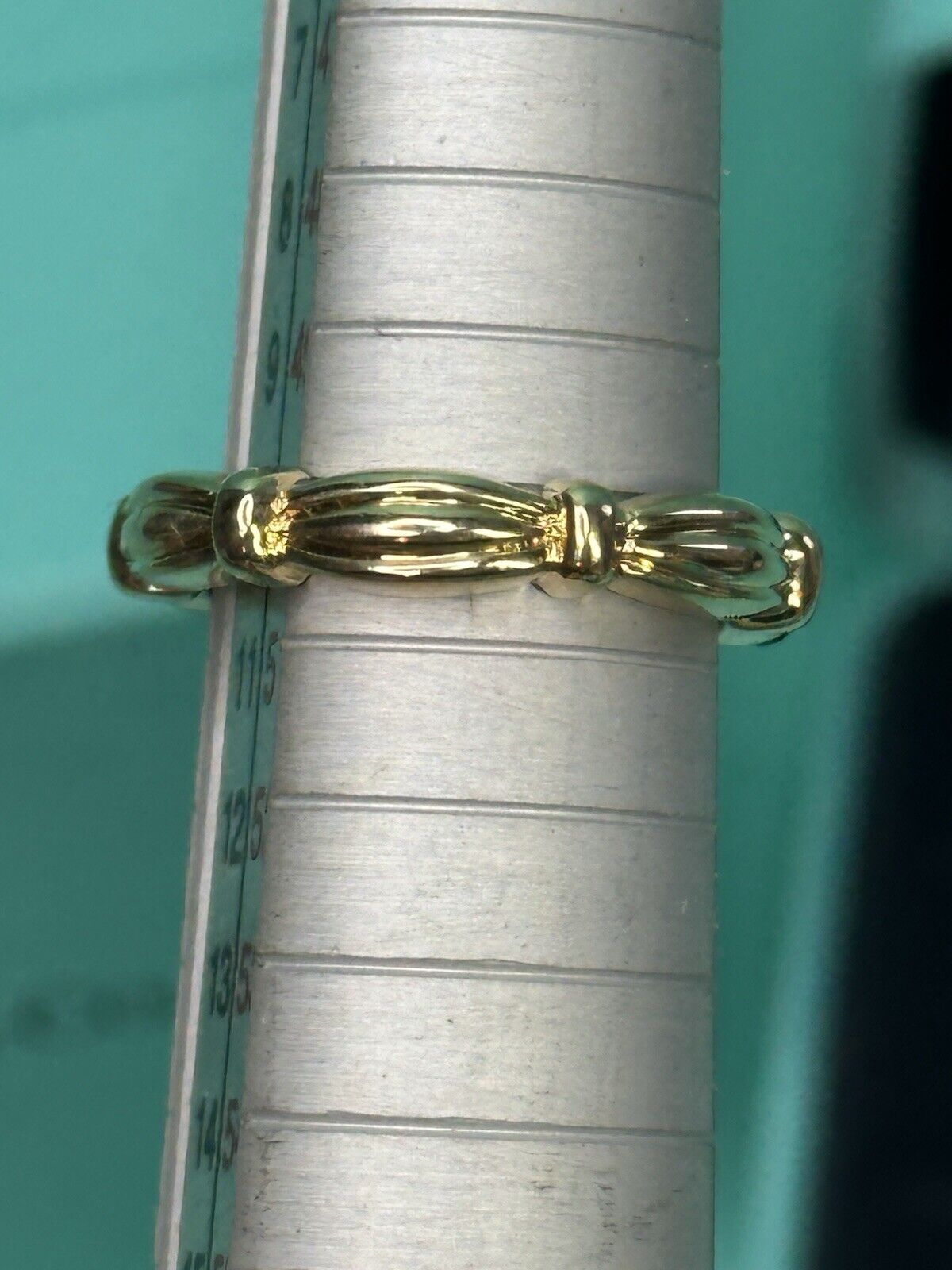 Tiffany & Co 18k Bamboo Love Knot Ring Size 5.5