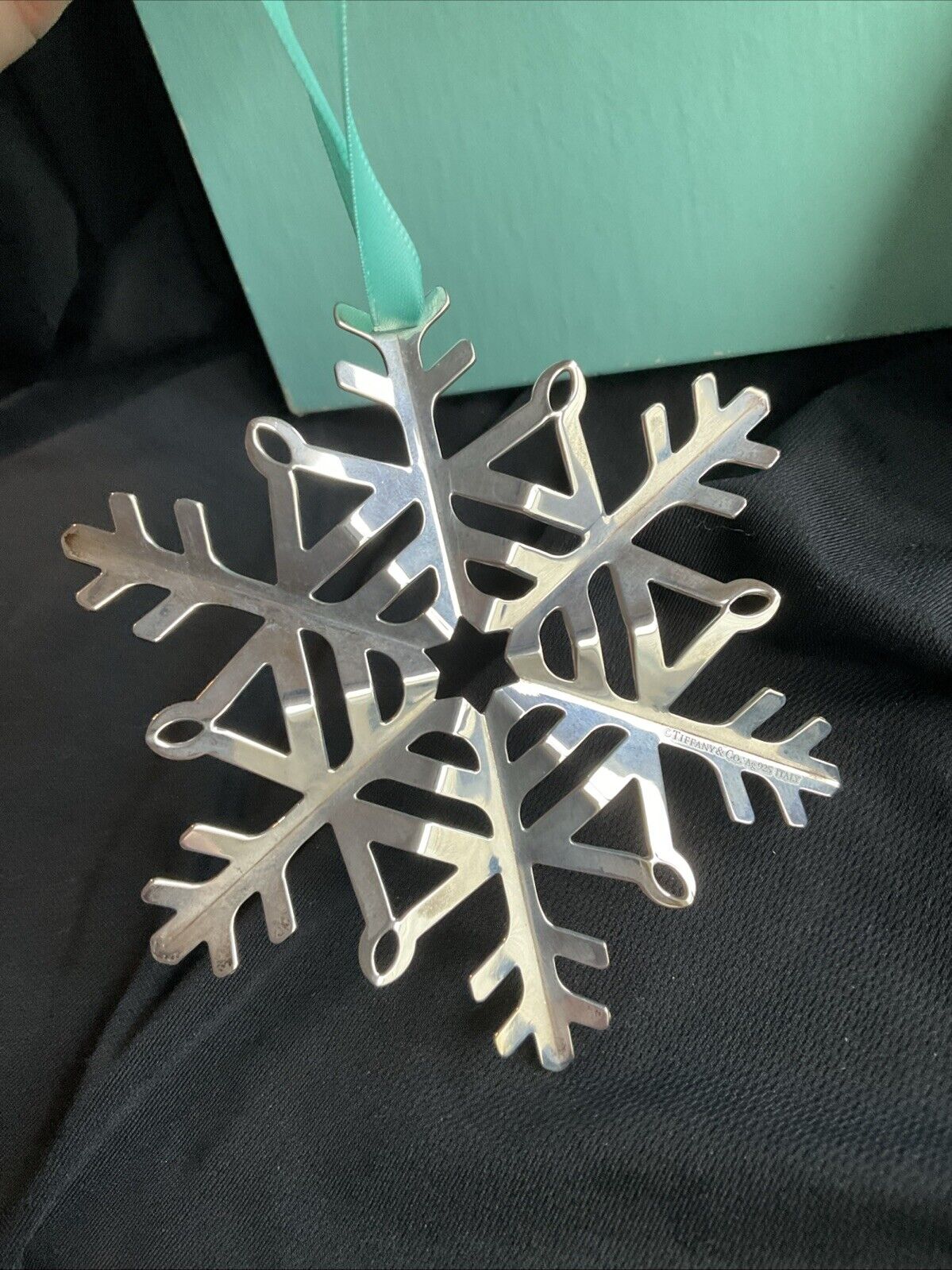 Tiffany Sterling Silver Christmas Ornament Snowflake Rare