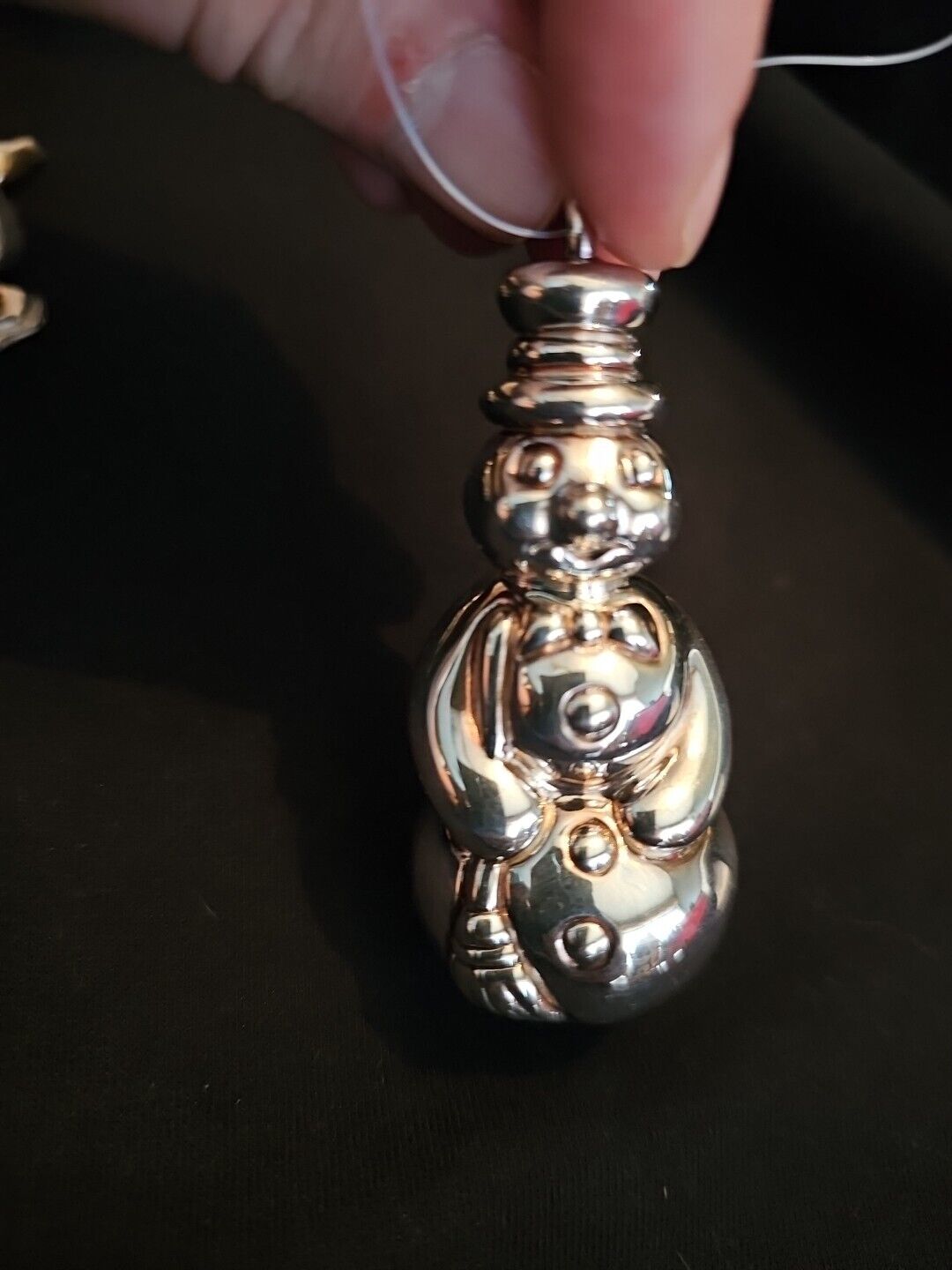 Tiffany Sterling Silver Christmas Ornament Snowman