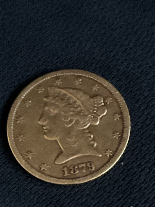 1879 S 5 Dollar Liberty Gold Eagle