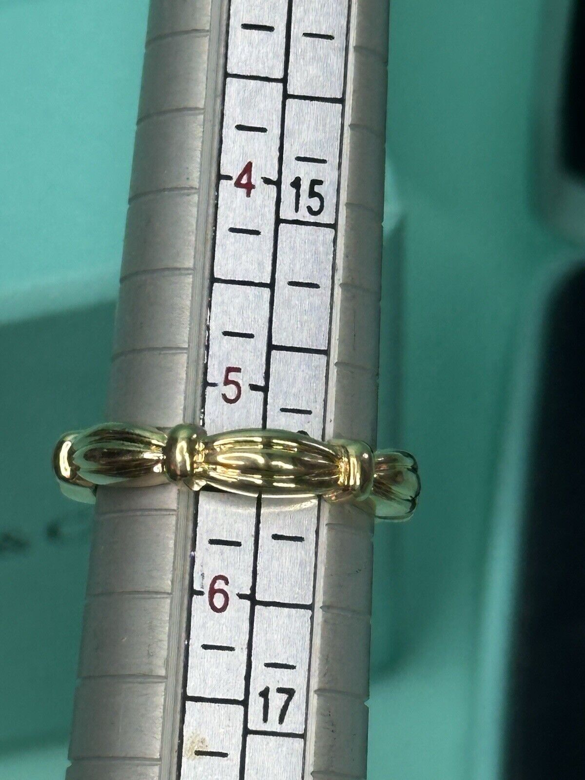 Tiffany & Co 18k Bamboo Love Knot Ring Size 5.5