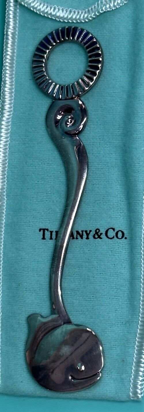 Tiffany Sterling Silver Children’s Baby Whale Bubble Blower