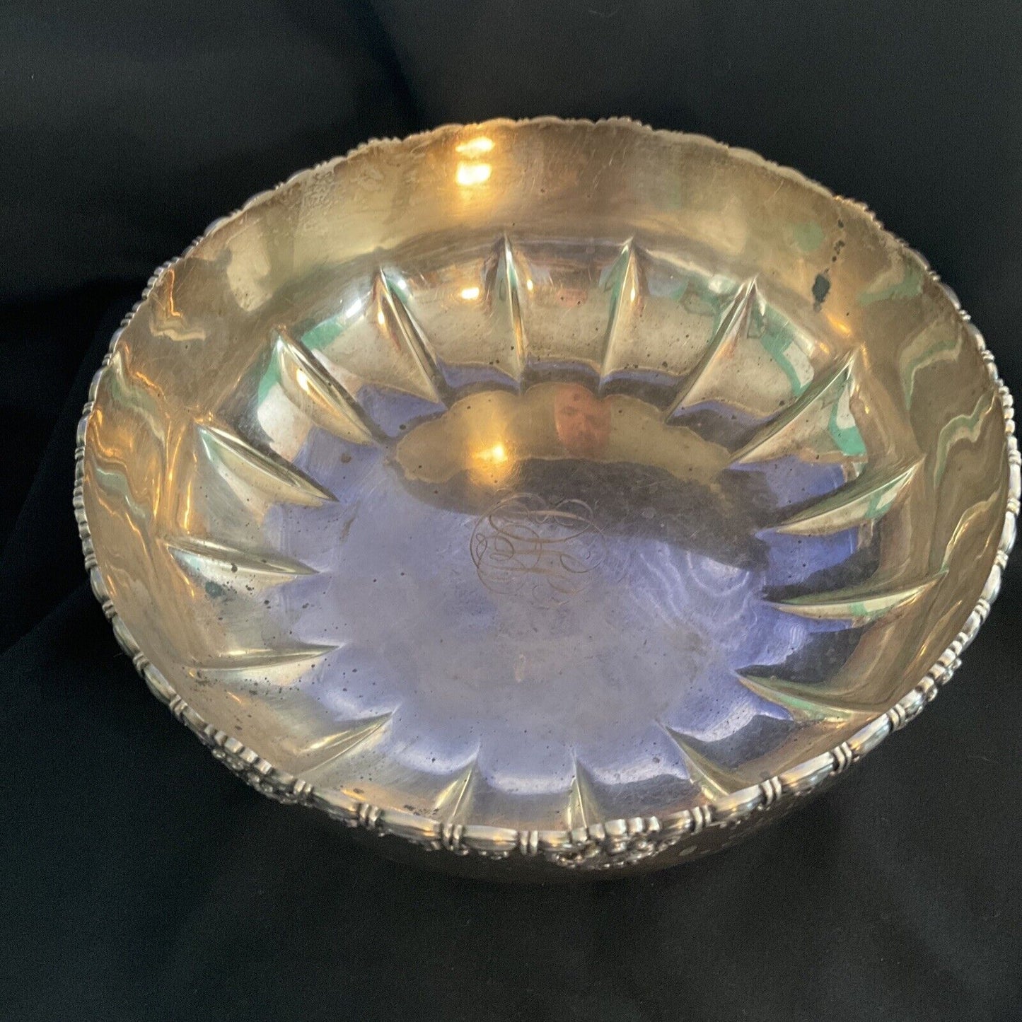 Antique Tiffany Sterling Silver Fruit Bowl